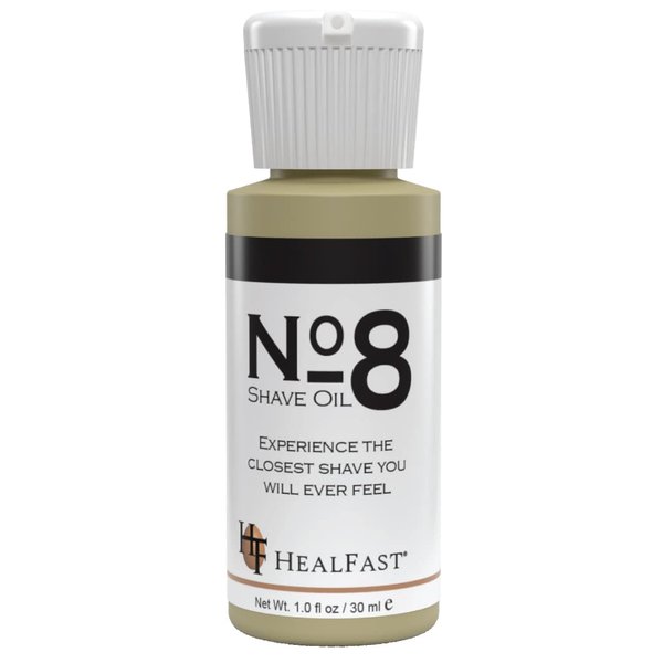 Heal Fast No 8 Shaving Oil | Best Pre Shave Oil For Men with Pure Aromatic Essential Oils to Soften Hair and Cleanse the Pores | Prevent Razor Drag, Razor Burn & ingrown Hair by HealFast | 1 oz