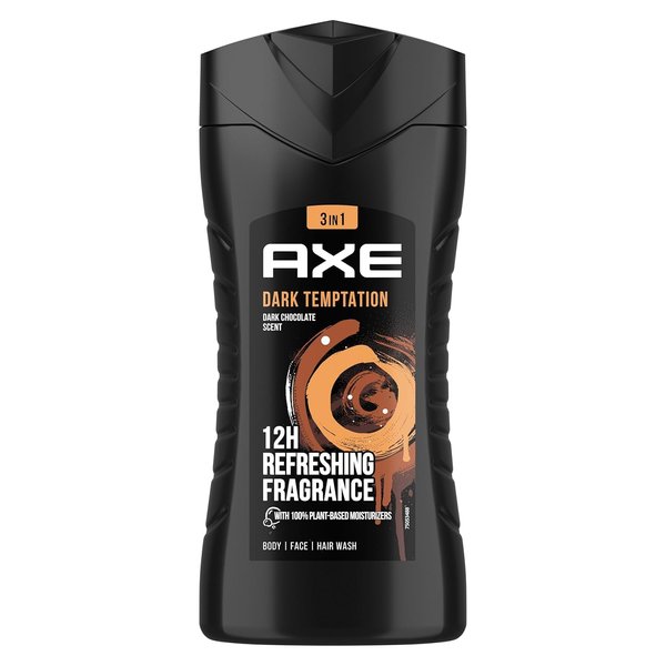 New Axe Dark Temptation Shower Gel, 250 ml, Dermatologically Tested
