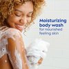 NIVEA Refreshing Basil and White Tea Refreshing Body Wash, Scented Body Wash with Nourishing Serum, Plant-Derived Oils, Essential Skin Lipids and Vitamins, 20 Fl Oz Bottle