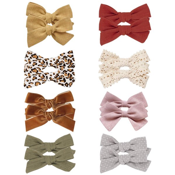 Baby Girl Hair Bow Clips Barrettes, Assorted Hair Accessories Alligator Clip for Little Girls Toddler Kids Teens Small