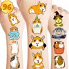 (96 PCS) Funny Guinea Pig Hamster Temporary Tattoos Birthday Themed Party Supplies Decorations Favors Cute Cartoon Animal Pet Stickers Tattoo Gifts for Kids Girls Boys Decor Class Reward Christmas