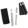 Stainless Steel Metal Tube Drinking HIP Flask and Cigar Holder Combo with Case