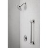 Moen Align Chrome Pressure Balancing Modern Tub and Shower Trim Kit, Featuring Bathroom Shower Lever Handle for Water Temperature Adjustment, Shower Faucet Handle (Posi-Temp Valve Required), T2191