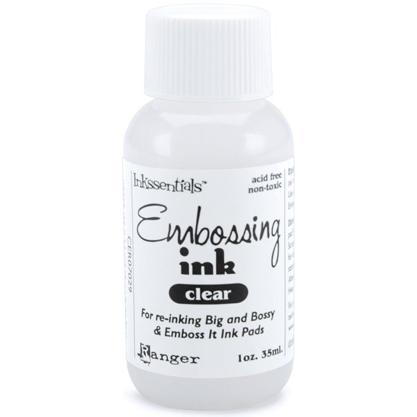 Ranger Inkssentials Refill, Clear, 1 oz. Embossing Ink, 1-Ounce