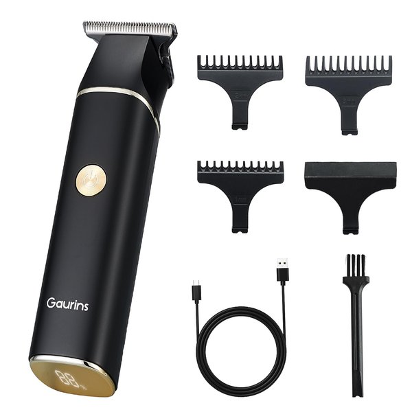 Hair Trimmer for Men, Beard Trimmer for Men Professional, Electric Razor Shavers Zero Gapped T Blade Edgers Liners, Barber Clippers for Hair Cutting Mustache Facial with LCD Display Gifts for Men