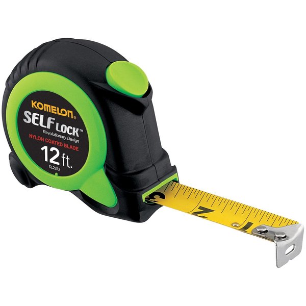 Komelon SL2812; 12' x 5/8" Self-Lock Tape Measure
