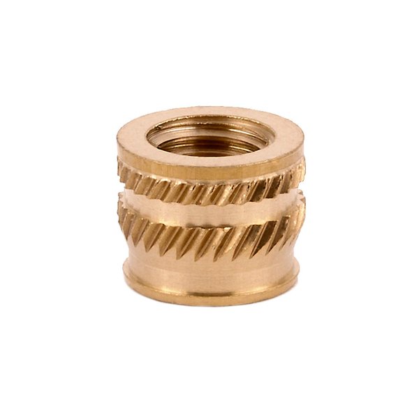 E-Z LOK Threaded Insert for Plastic Tapered Single Vane Brass Thread Inserts 1/4-20 Pack of 50