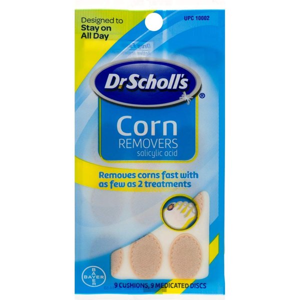 Dr. Scholl's Corn Removers Cushions & Medicated Discs - 9 ct, Pack of 4