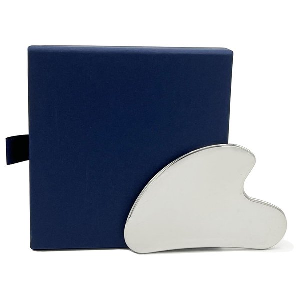 Rose Spaces Gua Sha Facial Tools, Guasha Tool for Face, 304 Stainless Steel Gua Sha Tool, Premium Guasha Set for Face and Body （Heart Shape）