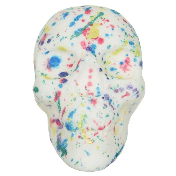 Birthday Cake Skull Bath Bombs with Epsom Salts - Moisturizing Handmade Bath Fizzy, Aromatherapy Bath Fizzies For Luxurious Bath Soak