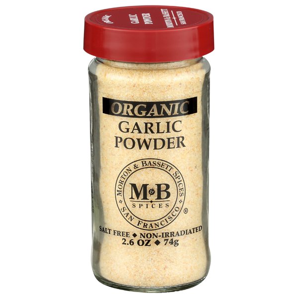 MORTON & BASSETT Organic Garlic Powder, 2.6 OZ
