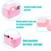 Sankell Beauty Salon Lash Pillow,Comfortable Velvet Memory Foam Eyelash Extension Pillow,Ergonomic Neck Pillow,Protect The Neck When Used for Lash Extension Grafting Make Up(Pink)