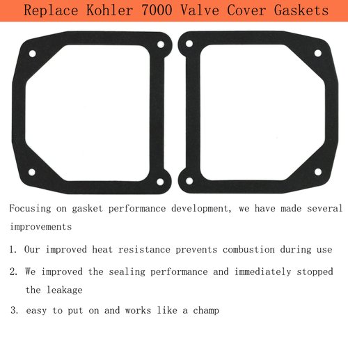 WFCYQ Valve Cover Gaskets Fit Kohler 7000 Series with Stamped Steel Covers (2)