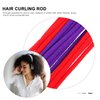 FRCOLOR 90pcs Perm Spiral Curls Rollers Hair Roller Hair Perm Curlers No Heat Hair Curlers No Heat Hair Rods Rollers Curlers for Short Hair Wire Wrapped Lint Curling Iron Heating