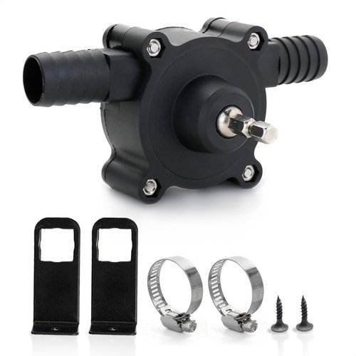 Portable Electric Drill Pump for Water and Liquid Transfer - Self-Priming Hand Pump | Durable, Compact and Lightweight Design, Easy to Install and Use | Versatile for Home and Outdoor Applications