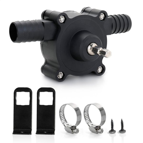 Portable Electric Drill Pump for Water and Liquid Transfer - Self-Priming Hand Pump | Durable, Compact and Lightweight Design, Easy to Install and Use | Versatile for Home and Outdoor Applications