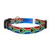 South Africa Dog Collar | Flag | Quick-release Buckle or Martingale | Made in NJ, USA | 100% Polyester