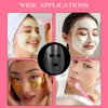 Disposable Plastic Face Sheet Mask 200 Sheets Face Mask Facial Mask Set Spatula Transparent Moisturizing Face Mask Disposable Face Thin Facial Plastic Wrap Retention for Skin Care & DIY Spa Mask