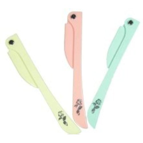 GABRIELLA Womens Folding Eyebrows & Facial Razor (Quantity: 3 Razors)