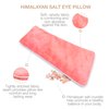 Eurow Luxe Microwavable & Freezable Himalayan Salt Eye Pillow Mask, Pink
