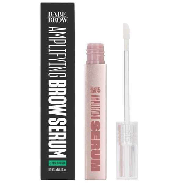 Babe Original Eyebrow Serum For Thicker Brows - Brow Serum with Castor Oil, Biotin, Repairing Amino Acids | 3mL, 4-month Supply