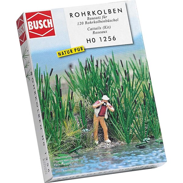 Busch 1256 Cattails & Bulrushs 120/HO Scale Scenery Kit