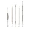 Stelone Pimple Extractor Kit - Professional Blackhead & Acne Tools for Face and Body - Stainless Steel Comedone Extractor Set with Case