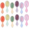 24PCS Wet Dry Hair Brush Mini Travel Portable Soft Brush Wet Hair Brush Colorful Hair Combs Set,Pocket Detangler Hair Combs Birthday Baby Shower Party Favor Gifts for Guest (1 Style)