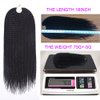 Refined 7Packs18inch 30stands/pack Senegalese Twist Crochet Braids 16 Colors Avaliable for Black Women Low Temperature Fiber Synthetic Braiding Hair Extensions (18inch,#530)