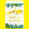 Sparkle and Bash Safari Party Decorations, White Goodie Bags (5 x 7.5 In, 100 Pack)