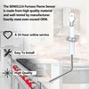 Puxyblue SEN01114 Furnace Flame Sensor Fit for Trane American Standard Gas Furnace Replaces SEN0441 SEN491-Stainless 4 Packs