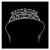 Veewon Pretty Rhinestone Sparkle Bride to Be Tiara Crown Headband Comb Wedding Bridal Shower Party Decorations
