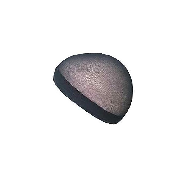 Premium Stocking Wig Cap with Non-Slip Silicone Strip (Black)
