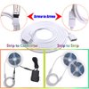 RGBZONE 2 Pack 3 Meters/9.9ft Extension Cable Connect Female Plug to RGB LED Strip Light with Free 4pcs 4pin Connector