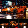 YEABRICKS LED Light for 42196 Technic Lamborghini Huracán Tecnica Orange Building Blocks Model (Building Set NOT Included)