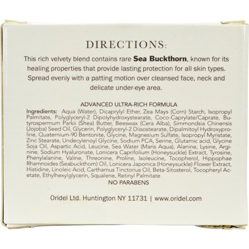 Oridel Velvet Ultra Night Cream with Sea Buckthorn