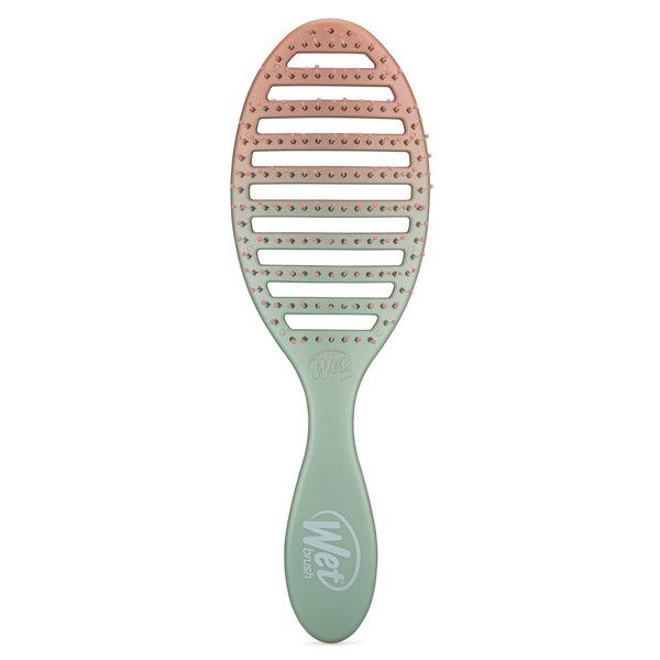 Wet Brush Speed Dry Hair Brush, Seafoam (Feel Good Ombre) - Vented Design & Soft HeatFlex Bristles Are Blow Dry Safe - Ergonomic Handle Manages Tangle & Uncontrollable Hair - Pain-Free
