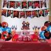 Bride of Chucky Party Decorations,Birthday Party Supplies For Horror Movie Character Chucky Party Supplies Includes Banner-Cake Topper-12 Cupcake Toppers - 18 Balloons