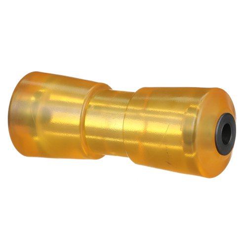 Attwood 11319-1 Boat Trailer Spool/Keel Polymer Roller Polymer, 8 Inches