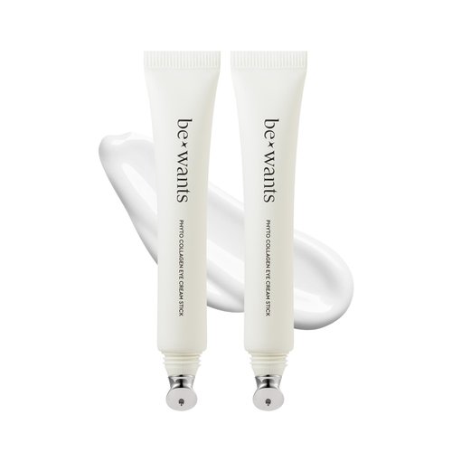 Bewants Phyto Collagen Eye Cream with 56.7% vegan collagen, plant-based retinol, refreshing massage applicator tip, cruelty-free, 0.67 fl oz [2 Pack]