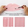 PINKZIO Silicon Cleaning Mat, Cosmetic Makeup Brush, Baby Pink, 1 Count