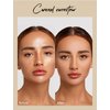 Easilydays Color Liquid Conceal Contour Foundation, Waterproof 8 Colors Cream Lightweight Liquid Concealer Contour Makeup for Concealing Blemishes, Brighten Dark Circles, Improves Uneven Skin Tone, 06