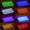 Nilight - TR-06 4PCS 48 LED Interior Lights DC 12V Multicolor Music Car Strip Light Under Dash Lighting Kit with Sound Active Function and Wireless Remote Control, 2 Years Warranty