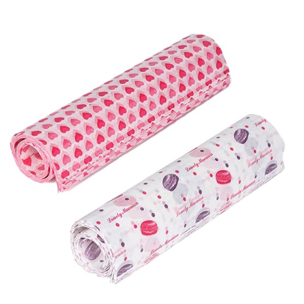 100Pcs Wax Paper Deli Paper Sheets Sandwich Wrap Parchment Paper Picnic Paper Sheets for Food Basket Liner Heart-Shaped Wax Paper Use to Party，kitchen,Restauran