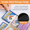 MaxGear 9-Pocket Baseball Card Sleeves, Double-Sided Trading Card Sleeves Pages for 3 Ring Binder, 540-Pockets Baseball Card Protectors for Sports Cards, Coupon, Game Cards, Business Cards, 30 Pack