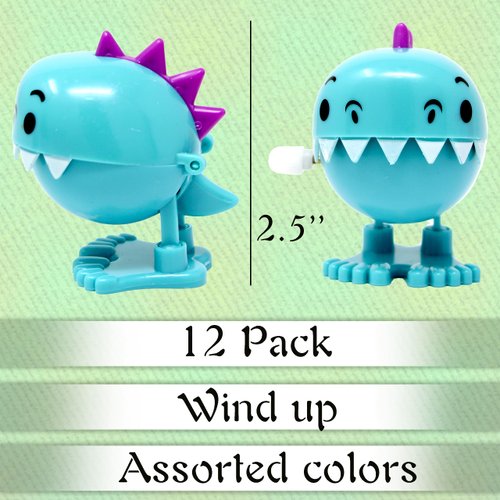 Dinosaur Wind Up Toys for Kids 12 Dinosaur Toys - Dinosaur Party Favors Dinosaur Birthday Party Dino Party Favors Dinosaur Goodie Bag Stuffers Dino Party Supplies - Novelty Toys Prizes Birthday Gifts