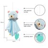 LUKCOZMO Infant Baby Stuffed Animal Activity Soft Toys with Multi-Sensory Crinkle, Rattle and Textures, for Tummy Time Newborn 0-3-6-12 Months Boys, Girls, Elephants