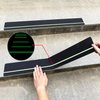 COSIMIXO 30" X 4"(10-Pack) Anti Slip Traction Treads with Glow in The Dark Stripe,Best Grip Tape Non Slip, Outdoor Non Skid Tape, High Traction Friction Abrasive Adhesive for Stairs Step