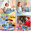 Aleath 100PCS Magnetic Building Blocks-for Kids, Chirstmas Build Magnet World Set for 3-10 Years Old Boys & Girls Magnetic Building Toys for Toddler (XMS)