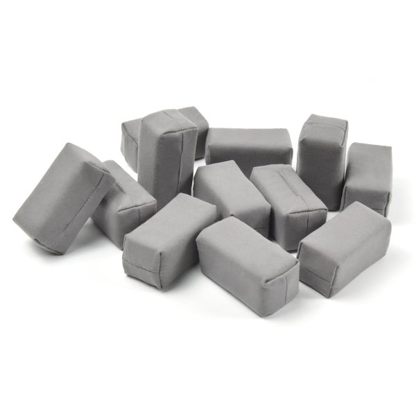 PINKDETAIL 12 Pack Microfiber Applicator Pad, All Purpose Ceramic Microfiber Suede Coating Applicator Sponge Pads for Applying Wax, Sealants & Other Conditioners